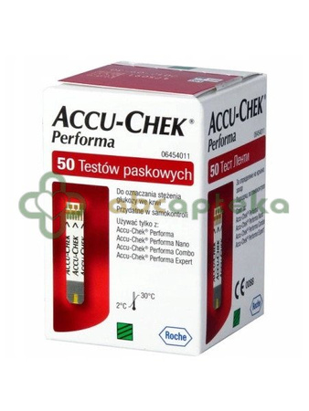 Accu Chek Performa Paski Testowe Do Glukometru 50 Szt W Apteka