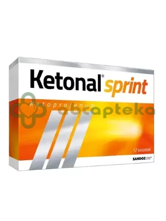 Ketonal Sprint 25mg 12 Saszetek W Apteka Internetowa ABCapteka Pl