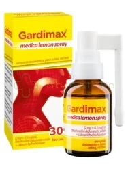 Gardimax Medica Lemon Spray, (2 mg + 0,5 mg)/ml, aerozol do stosowania w jamie ustnej, 30 ml