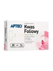 Kwas foliowy APTEO, 30 tabletek