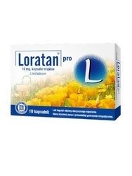 Loratan pro, 10 mg, 10 kapsułek