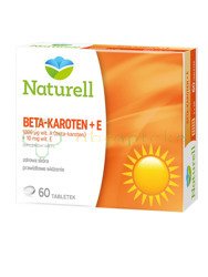 Naturell Beta-Karoten + E, 60 tabletek