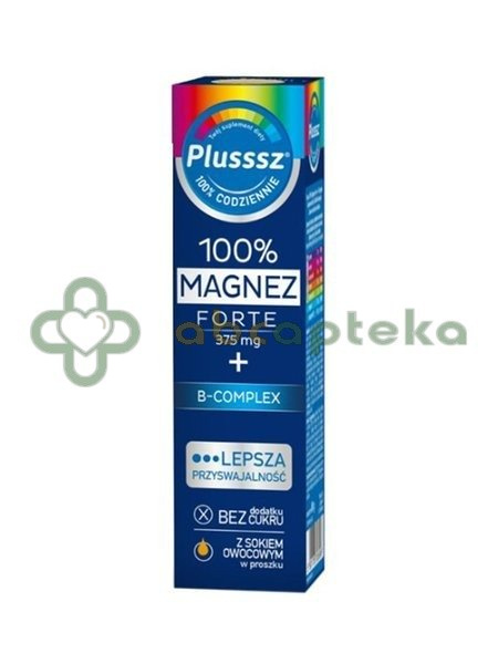 Plusssz Magnez Forte B Complex Smak Pomara Cza Grejpfrut