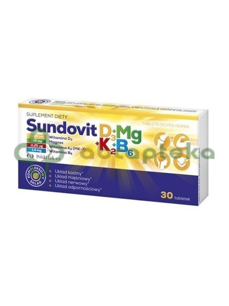 Sundovit D Mg K B Tabletek W Apteka Internetowa Abcapteka Pl