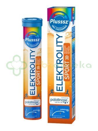 Plusssz  Elektrolity Sport 100% Complex, 24 tabletki musujące