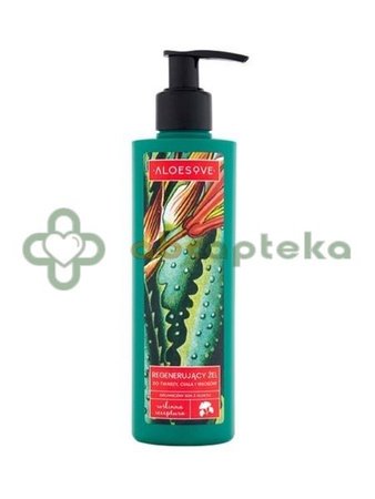 Aloesove, Regenerujący żel do twarzy, ciała i włosów, 250 ml