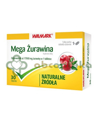 Walmark Mega Żurawina 30 tabletek