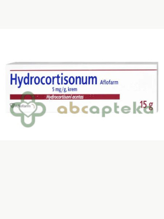 Hydrocortisonum Aflofarm, 5 mg/g, krem, 15 g