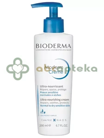 Bioderma Atoderm, krem ultranawilżający, 200 ml