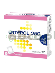 Enterol, 250 mg, proszek do sporządzania zawiesiny doustnej, 10 saszetek