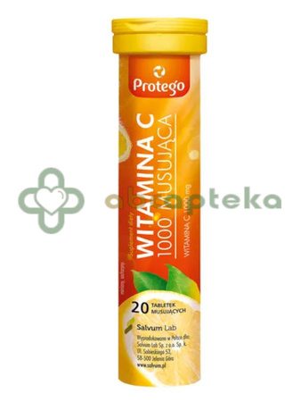 Protego Witamina C 1000, 20 tabletek musujących