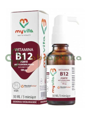 MYVITA Witamina B12, krople, 30 ml