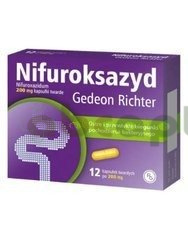 Nifuroksazyd Gedeon Richter, 200 mg, 12 kapsułek