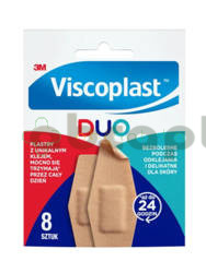 Viscoplast Dou, plastry elastyczne z opatrunkiem, 8 sztuk