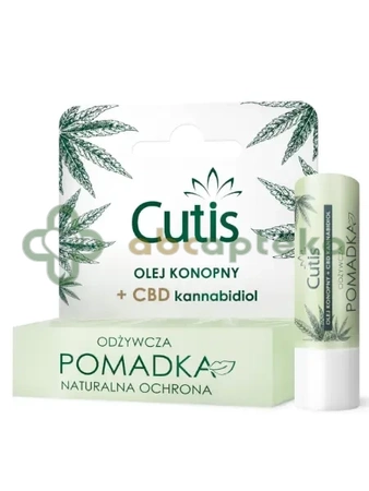 Cutis, Pomadka konopna do ust + CBD pomadka,  4.5 g