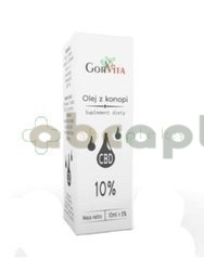Olej z konopi 10% CBD, 10 ml
