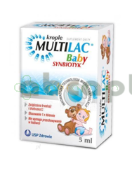 Multilac Baby synbiotyk krople 5 ml