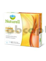 Naturell Chrom Organiczny + B3, 60 tabletek do ssania