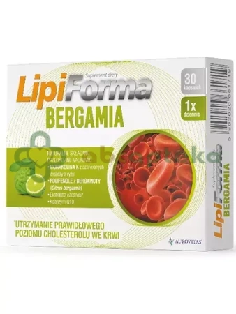 Lipiforma Bergamia,               30 kapsułek