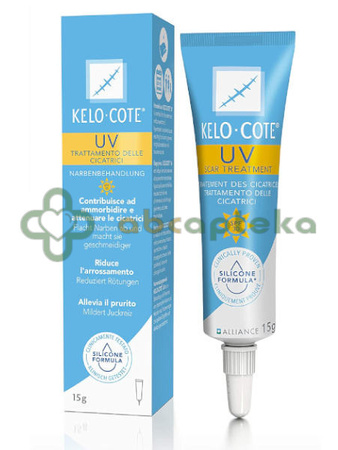 Kelo-cote Solaire żel silikonowy na blizny SPF30, 15 g 