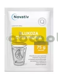 Novativ Glukoza cytrynowa, proszek, 75 g