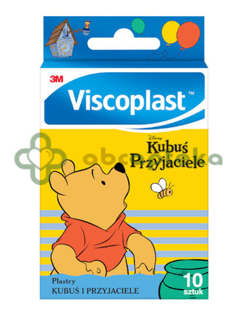 Viscoplast Kubuś i Przyjaciele, plastry dziecięce 72 x 25 mm, 10 sztuk 