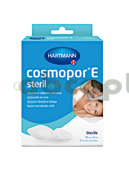 COSMOPOR E, opatrunek na rany pooperacyjne, samoprzylepny, jałowy, włókninowy, z warstwą chłonną, 10 cm x 8 cm, 5 sztuk