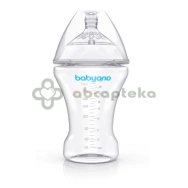 Babyono Natural Nursing, butelka antykolkowa, 260 ml