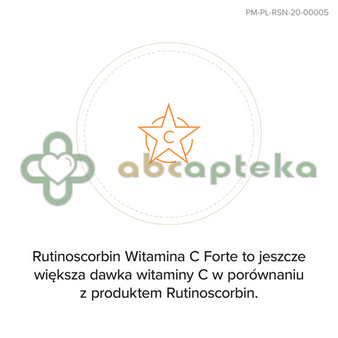 Rutinoscorbin Witamina C Forte, 30 kapsułek