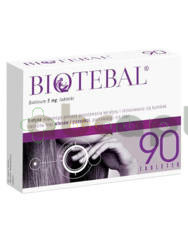 Biotebal 5 mg, 90 tabletek