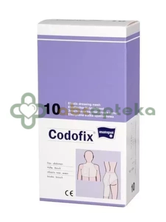 Codofix 10, elastyczna siatka opatrunkowa, niejałowa, 10 cm x 1 m, 1 sztuka