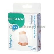 Babyono majtki poporodowe, siateczkowe, wielorazowe, rozmiar XL, 2 sztuki