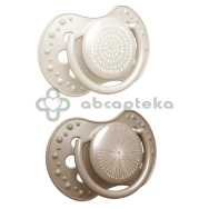 Lovi, smoczek uspokajający, silikonowy, dynamiczny, Harmony Girl, od 18 miesięca, 2 sztuki