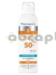 Pharmaceris S Dermopediatric,  Emulsja ochronna SPF50+ do ciała, spray z multipozycyjną aplikacją 360°, 150 ml