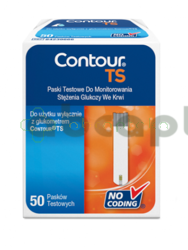 Contour TS, paski testowe do glukometru, 50 szt