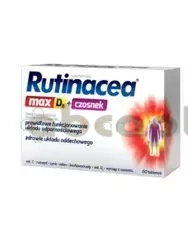 Rutinacea Max D3 + Czosnek 60 tabletek