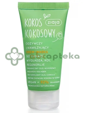 Ziaja Kokos krem-maska do twarzy,     50 ml