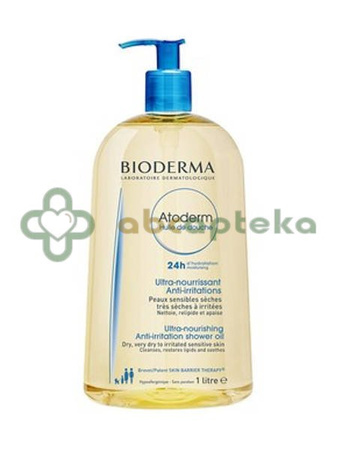 BIODERMA ATODERM, Nawilżający olejek do kąpieli i pod prysznic, 1000 ml