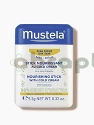 Mustela,  Sztyft ochronny z Cold Cream i organicznym woskiem pszczelim,  9.2 g