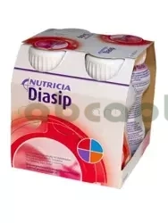 Diasip, smak truskawkowy, 4 x 200 ml |