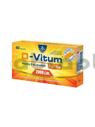 D-Vitum Forte 2000 j.m., 60 kapsułek