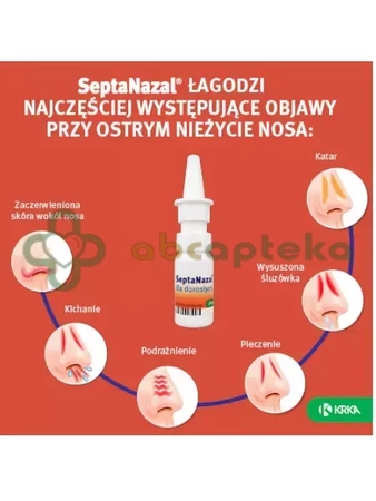 Septanazal dla dorosłych, aerozol do nosa, 10 ml