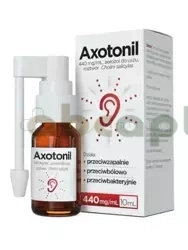 Axotonil, 440mg/ml, aerozol do uszu, 10 ml