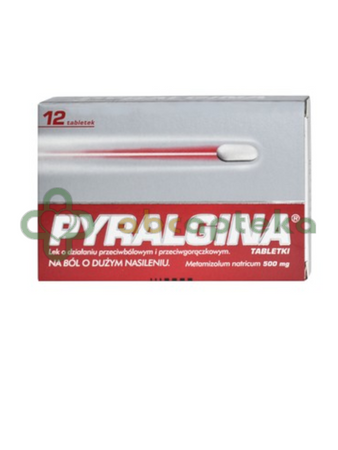 Pyralgina, 500 mg, 12 tabletek