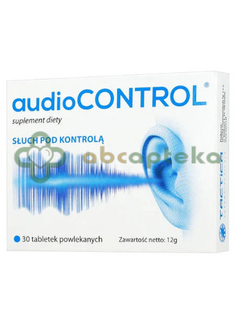 Audiocontrol, 30 tabletek powlekanych
