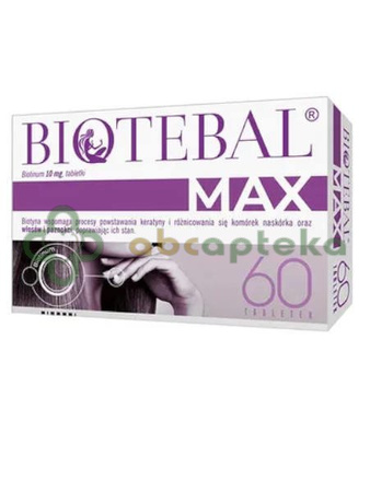 Biotebal Max 10 mg, 60 tabletek