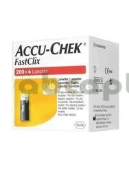 Accu-Chek FastClix, lancety, ostrza nakłuwające, 204 sztuki