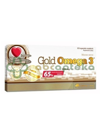 Olimp Gold Omega-3 65% 60 kapsułek