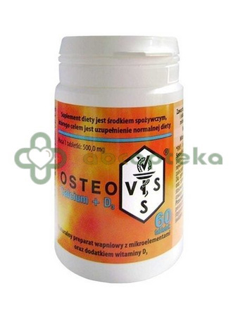 Osteovis Calcium+D3, 60 tabletek