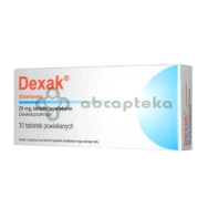 Dexak 25 mg, 30 tabletek (import równoległy - Delfarma)